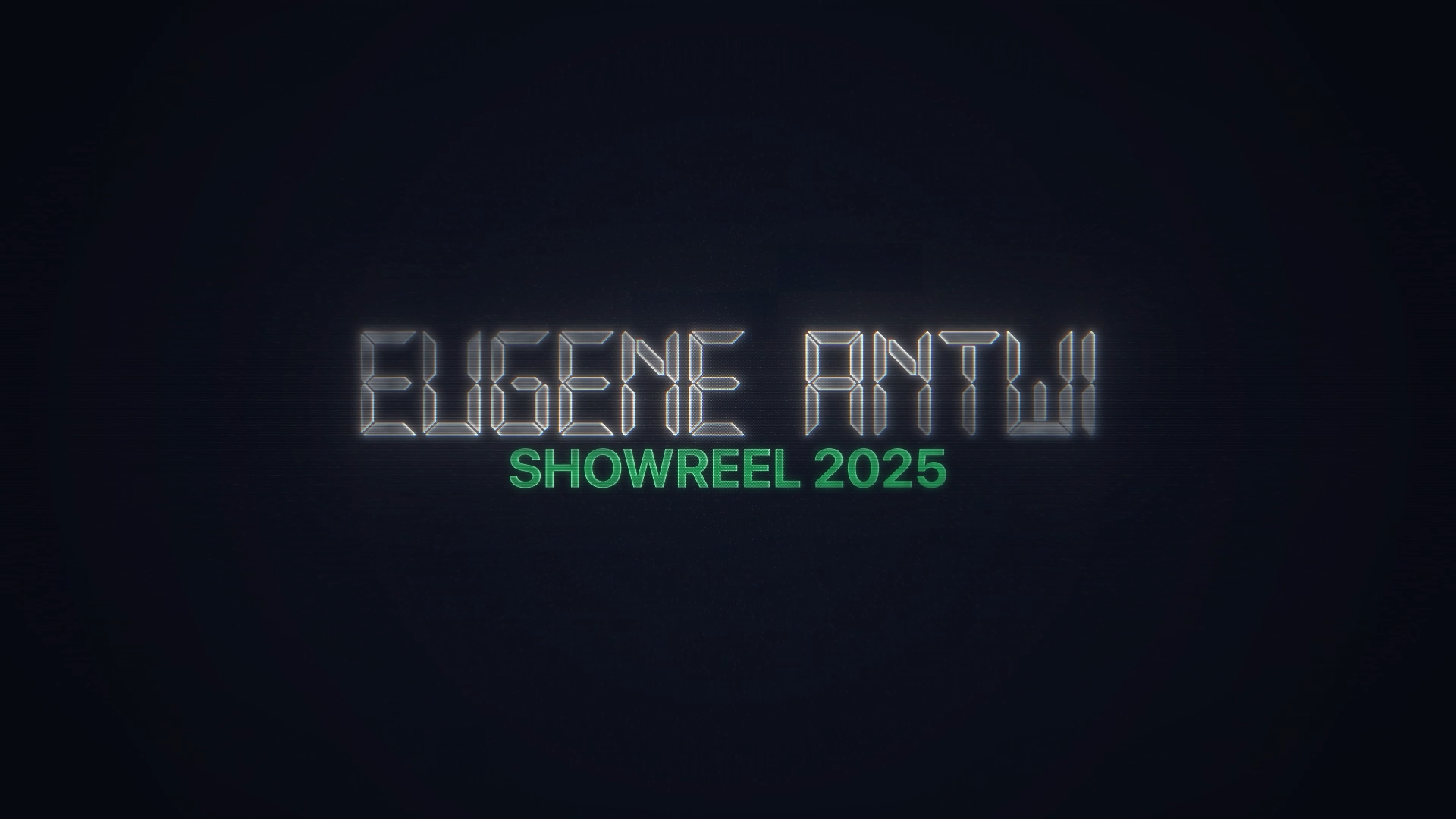 Eugene Antwi Showreel 2025