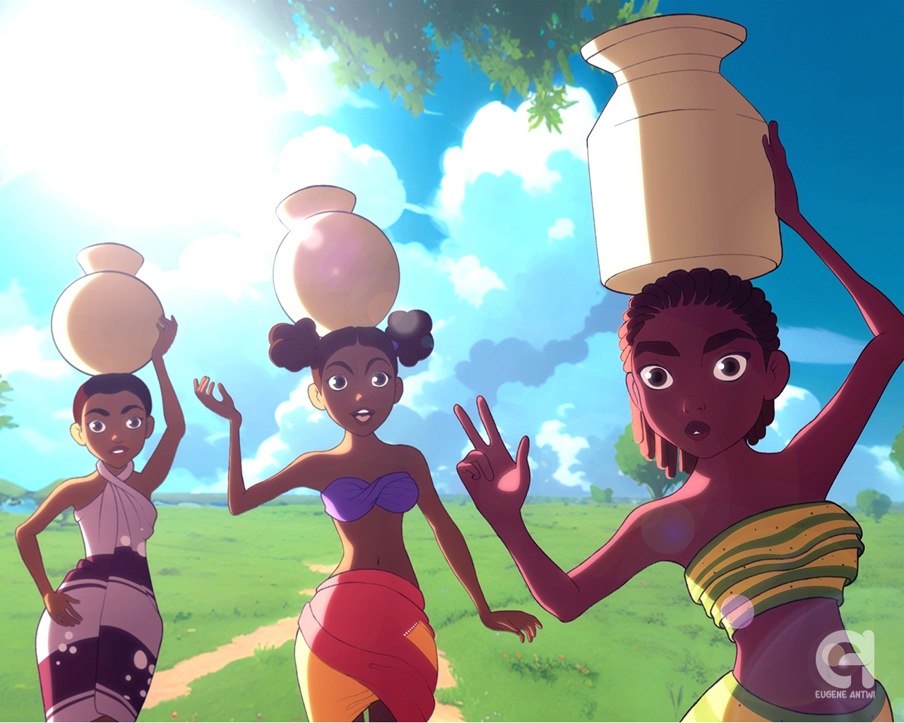 Maid of honors-Digital art